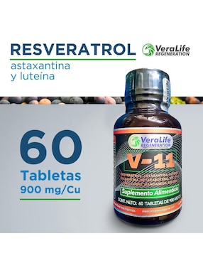 V11 Veralife con vitamina e de 60 tabletas