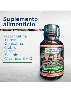 V11 Veralife con vitamina e de 60 tabletas