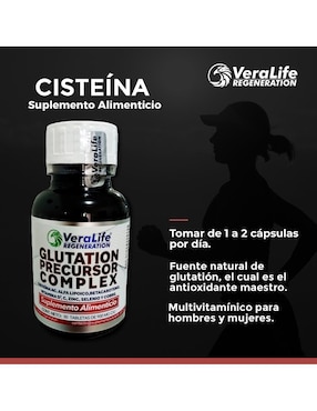 Cisteina Ac. Alfa Lipoico Veralife con vitaminas y minerales de 50 tabletas