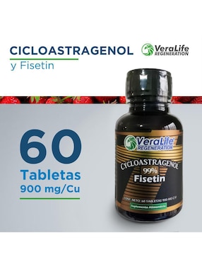 Cycloastragenol Fiestin Veralife con fisetina de 60 tabletas
