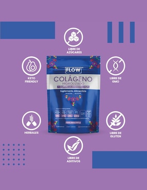 Colágeno Magnesio y Acai Flow de 500 g
