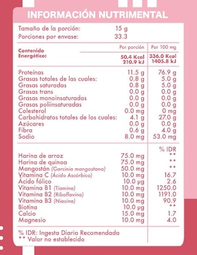 Colágeno Hidrolizado + Mangostán Flow de 500 g