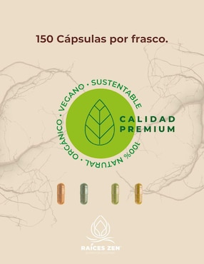 Melena de León Raíces Zen de 150 cápsulas
