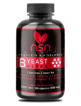 B - Yeast Complejo B Natural Smart Nutrition Con Selenio