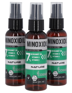 Loción facial crecimiento de barba Cosmexlab minoxidil al 7%