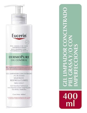 Gel para rostro y cuerpo Limpiador Oil Control Eucerin Dermo Pure