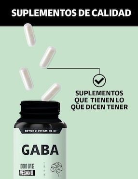 GABA Aminoacidos Beyond Vitamins de 60 cápsulas
