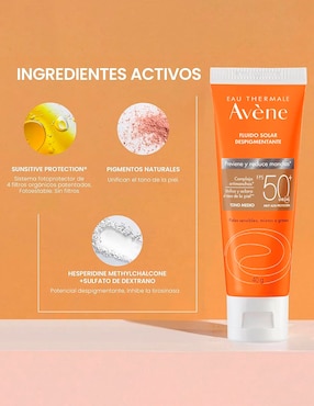 Protector solar FPS 50 Fluido despigmentante Avène 40 g