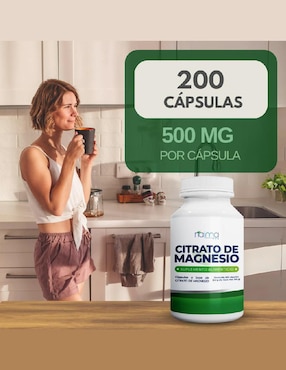 Citrato de Magnesio Naima de 200 cápsulas