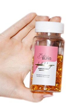 Aceite de Linaza Bikini Burn con omega 6 de 125 cápsulas