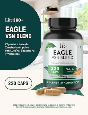 Vision Blend Life360+ con luteina de 220 cápsulas