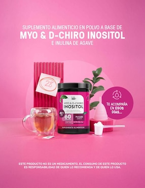 Myo & D-Chiro Inositol en polvo Mezcla 40:1 Life360+ d-chiro inositol en polvo mezcla 40:1 de 246.6 g