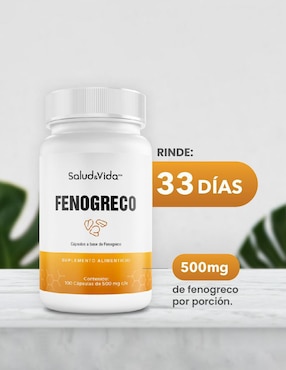 Fenogreco Natural Salud & Vida Mx de 100 cápsulas