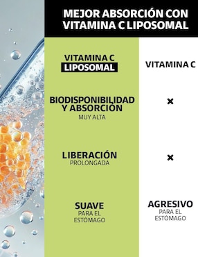 Vitamina C Liposomal con Rosa Mosqueta Vegano Beyond Vitamins de 60 cápsulas