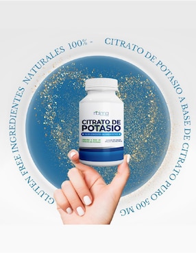 Citrato de Potasio NAIMA, 100% Pure Potassium Citrate Naima de 200 cápsulas