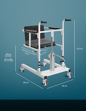 Silla transportadora Nanofort Hidráulica