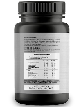 Nmn Complex Naima Naima con nicotinamida mononucleótido de 60 cápsulas