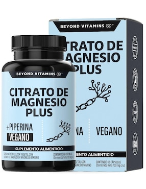 Citrato De Magnesio Plus Con Piperina Beyond Vitamins