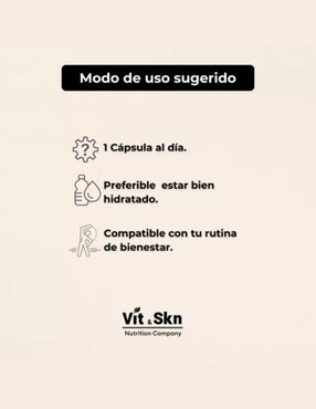 Citrato de Potasio Vit & Skn Nutrition Company de 60 cápsulas