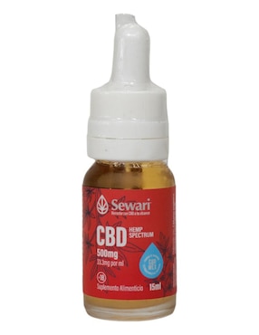 Gotas cbd full spectrum 500 mg Sewari sabor coco de 30 g
