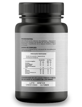 NAD+ Complex Naima con nad+ (nicotinamide adenine dinucleotide) de 50 cápsulas