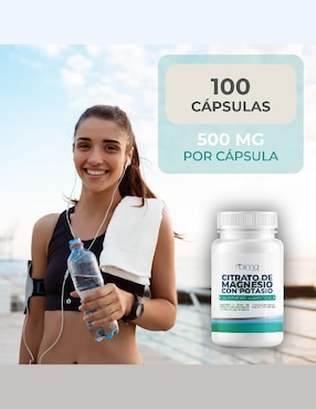 Kit de suplementos alimenticios de Citrato de Magnesio Con Potasio Naima
