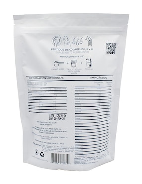 IPHARMA Péptidos bioactivos I,II y IIII de Colágeno + Ácido Hialurónico + Glucosamina con Vitaminas Colágeno de 500 g