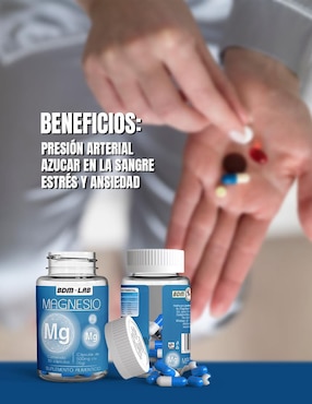Magnesio Suplemento BDM Lab Bdm Lab con magnesio de 30 cápsulas