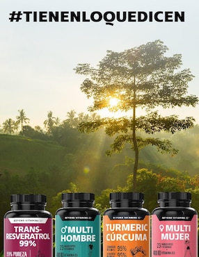 Trans Resveratrol con Calcio Beyond Vitamins de 60 cápsulas