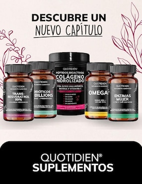 Trans Resveratrol con Colágeno Hidrolizado y Calcio Quotidien de 60 cápsulas