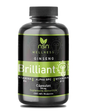 Brilliant Natural Smart Nutrition Con Alfa-GPC