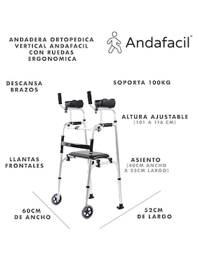 Andadera Andafacil AFOV-2023-X1