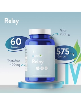 Liv Nutrition Relay Liv Nutrition con triptófano de 60 cápsulas
