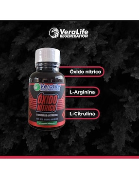 Oxido Nitrico Veralife con l-arginina de 90 cápsulas