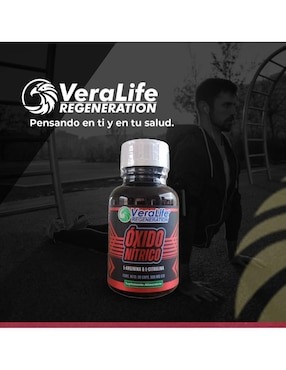 Oxido Nitrico Veralife con l-arginina de 90 cápsulas