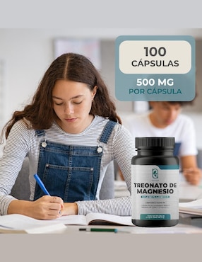Treonato de Magnesio Naima con magnesio de 100 cápsulas