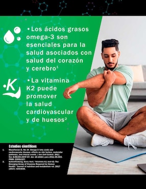 Vegan Omega 3, 6 y 9 Natural Smart Nutrition de 100 cápsulas