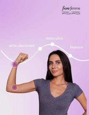 Joints Péptidos Bioactivos de Colágeno Fiore Femme con colágeno hidrolizado, citrato de magnesio,vitamina C sabor zarzamora
