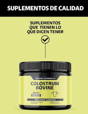 Calostro Bovino Grass Fed 30% Beyond Vitamins de 108 g