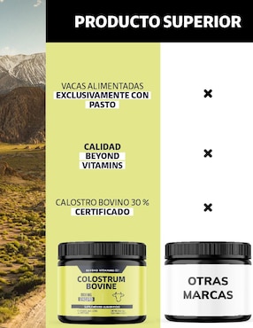 Calostro Bovino Grass Fed 30% Beyond Vitamins de 108 g