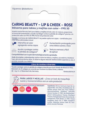 Bálsamo Labello Claring Beauty de 4.8 g