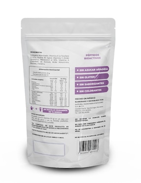 Colágeno Hidrolizado Péptidos Bioactivos Femzen sabor natural de 300 g