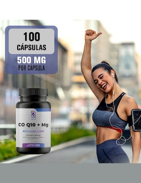 Coenzima Q 10 Con Citrato De Magnesio Y Vitamina C Naima Naima con coenzima Q10 de 100 cápsulas