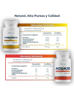 Fenogreco y Aguaje Naima