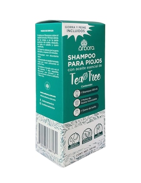 Shampoo para cabello Tea Tree Árbora 120 ml
