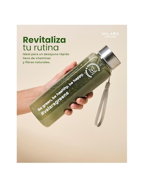 Jugo verde en polvo Valara Nutrition con probióticos sabor original de 270 g