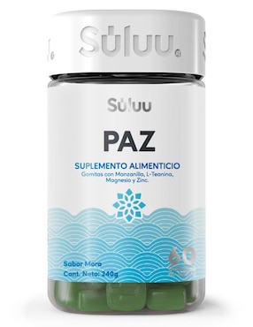 Paz Suluu Con L-teanina Sabor Mora Azul