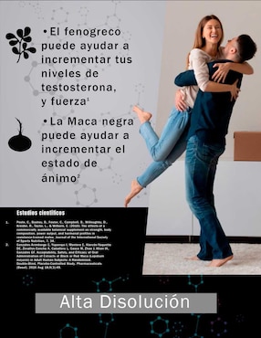 Mens Vigor Natural Smart Nutrition con fenogreco, maca negra y tribulus de 90 cápsulas