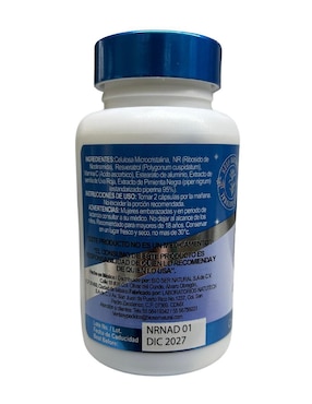 RIbosido de Nicotinamida NR NAD+ Keep Natural con nad+ (nicotinamide adenine dinucleotide) de 60 cápsulas