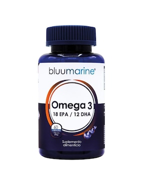 Omega 3 18 EPA 12 DHA Bdm Lab con vitamina e de 60 cápsulas